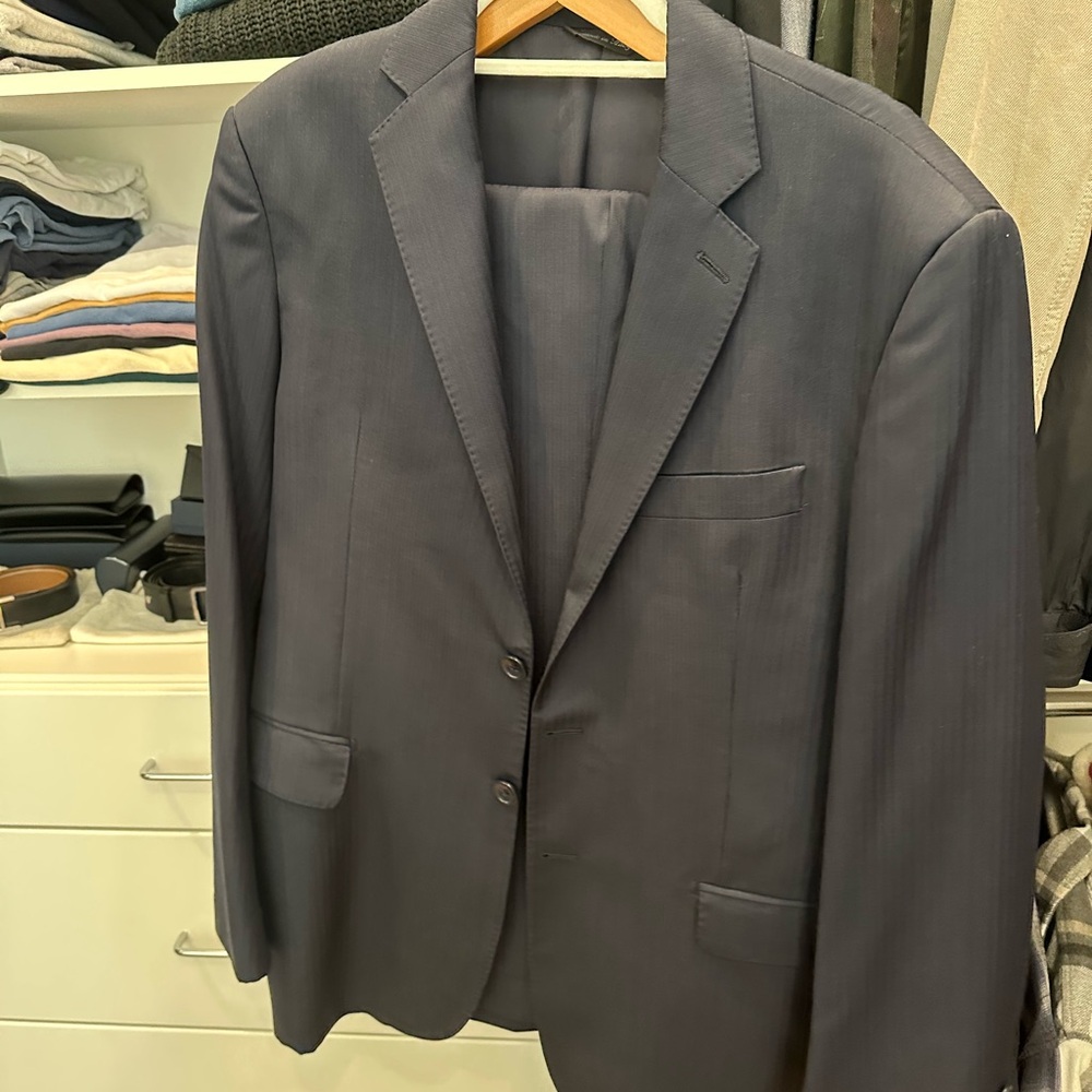Yves Saint Laurent Gray Sport Coat with Notched Lapel